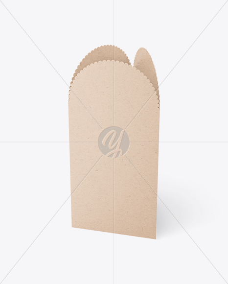 Kraft Paper Table Talker Mockup