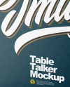 Kraft Paper Table Talker Mockup