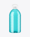Clear PET Drink Bottle Mockup