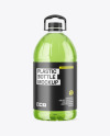 Clear PET Drink Bottle Mockup