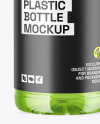 Clear PET Drink Bottle Mockup