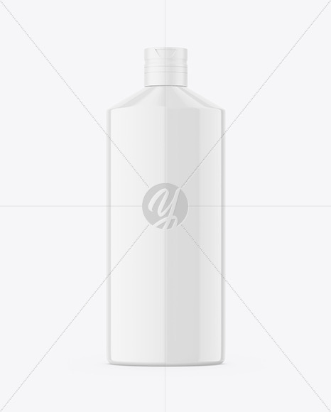 Glossy Cosmetic Bottle Mockup