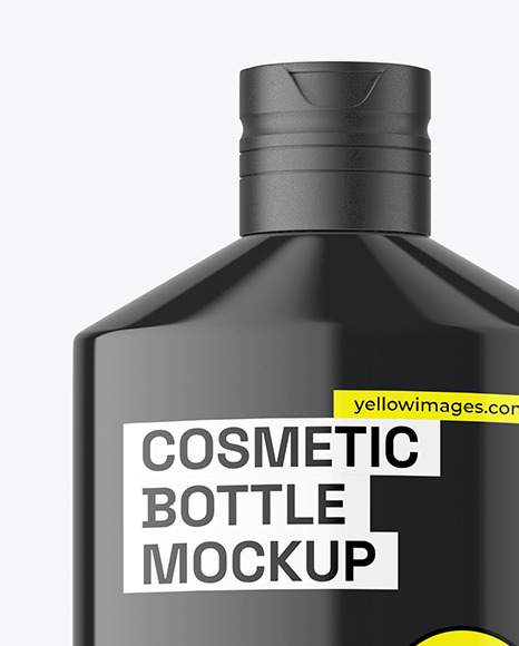 Glossy Cosmetic Bottle Mockup