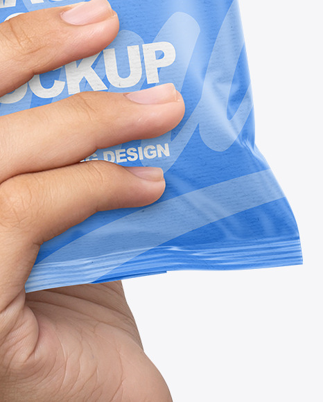 Kraft Snack Pack in a Hand Mockup