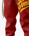 Jogger Pants Mockup - Front Halfside View