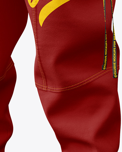 Jogger Pants Mockup - Front Halfside View