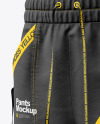 Jogger Pants Mockup - Front Halfside View