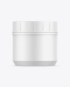 Matte Cosmetic Jar Mockup