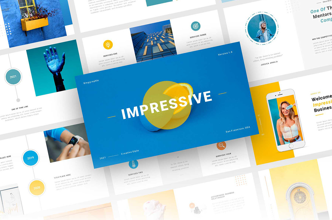 Impressive - Creative Business Google Slides Template