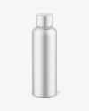 Matte Metallic Bottle Mockup