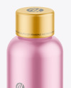 Matte Metallic Bottle Mockup