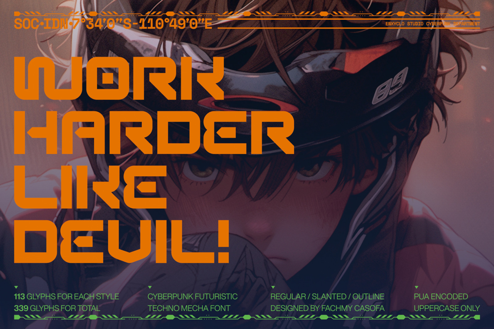 MOREKS - Futuristic Cyberpunk Display Font MOREKS - Futuristic Cyberpunk Display Font