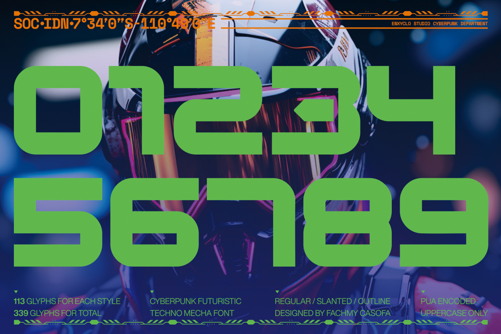 MOREKS - Futuristic Cyberpunk Display Font