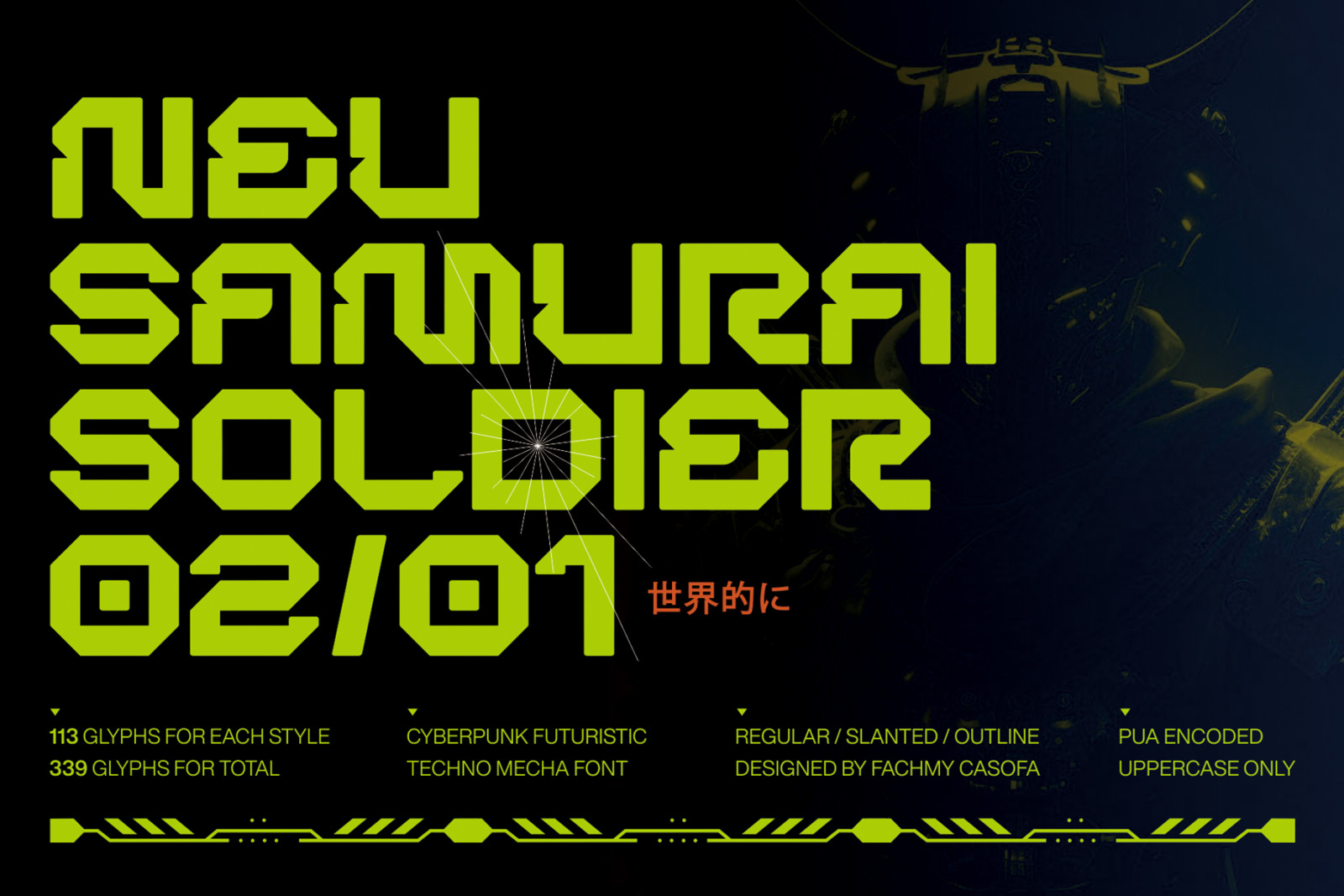 BERGAN - Futuristic Cyberpunk Sci-Fi Modern Display Font