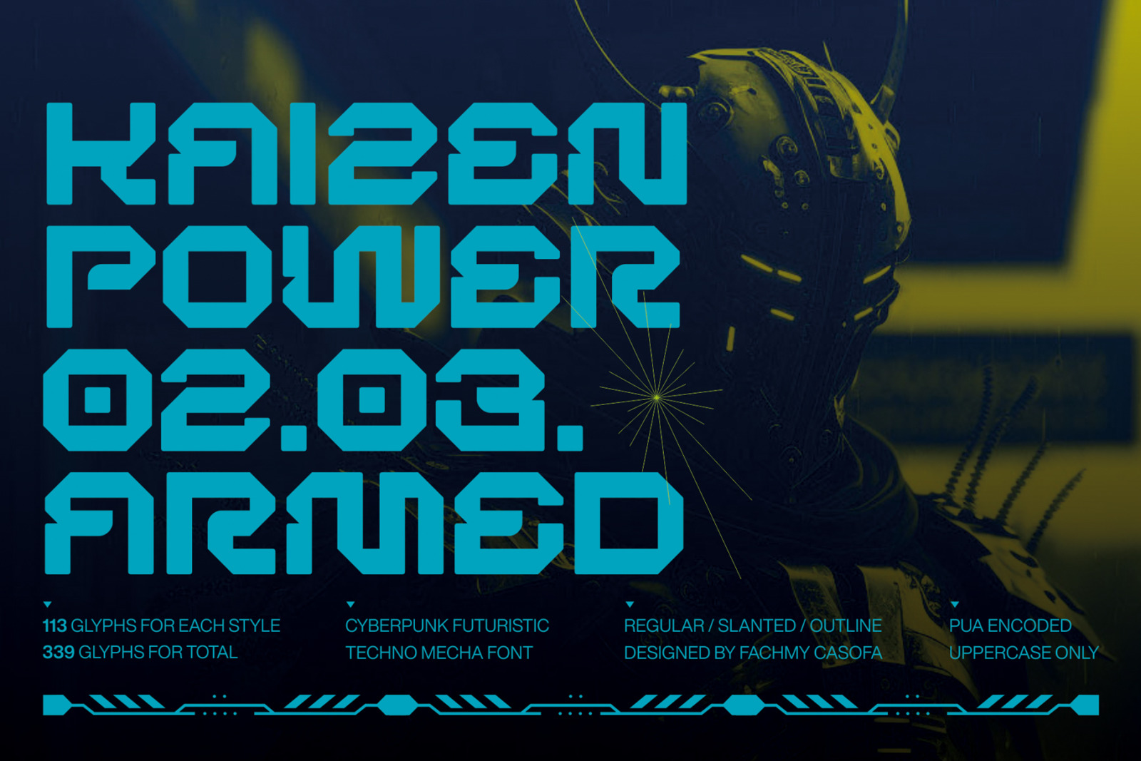 BERGAN - Futuristic Cyberpunk Sci-Fi Modern Display Font