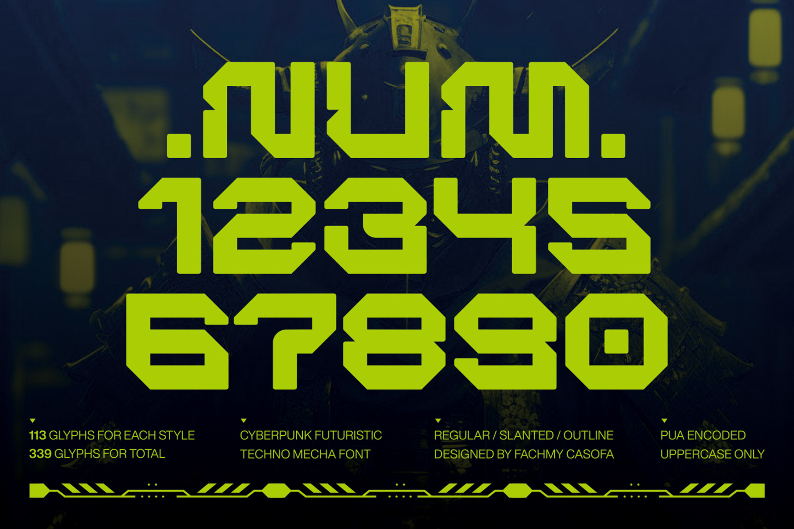 BERGAN - Futuristic Cyberpunk Sci-Fi Modern Display Font