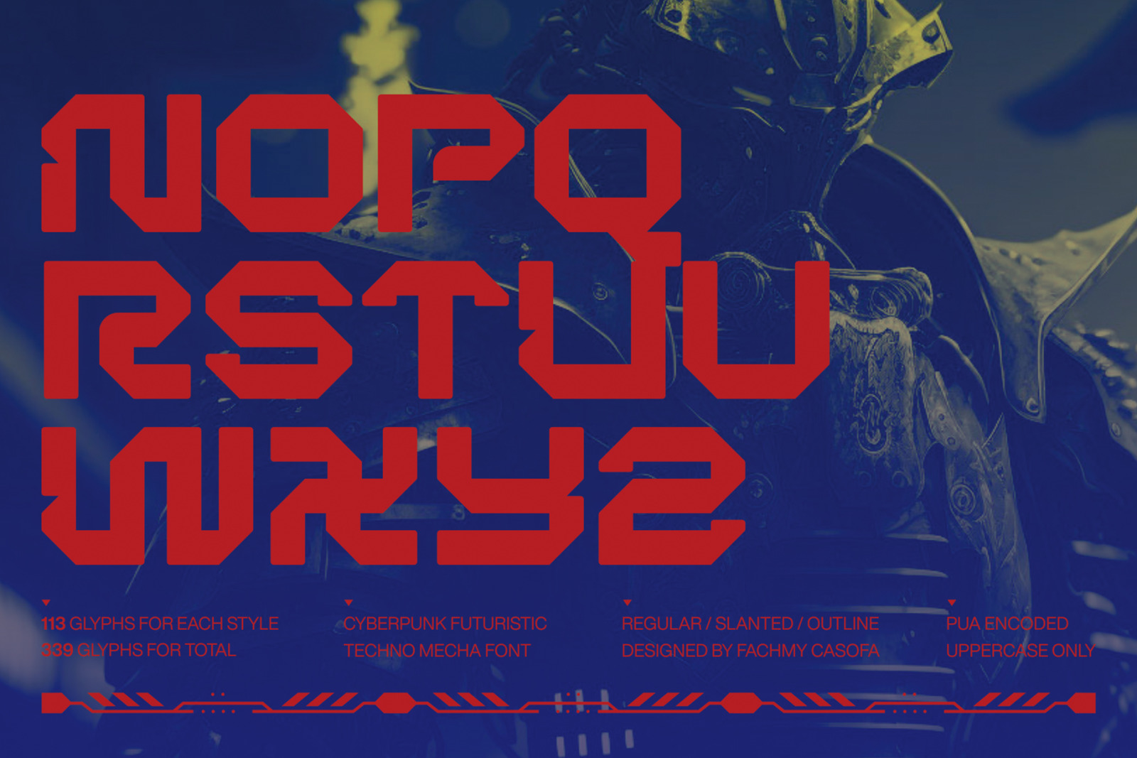 BERGAN - Futuristic Cyberpunk Sci-Fi Modern Display Font