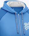 Women's Full-Zip Hoodie Raglan Mockup