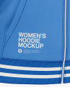 Women's Full-Zip Hoodie Raglan Mockup