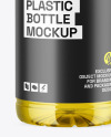 Clear PET Olive Oil Bottle Mockup