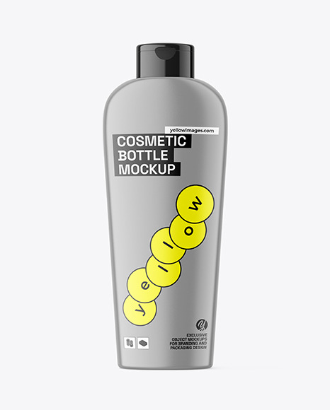 Plastic Shampoo Bottle Mockup