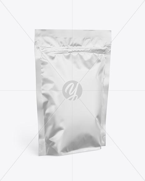 Matte Metallic Pouch Mockup