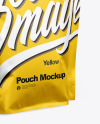 Matte Metallic Pouch Mockup