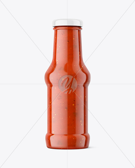 Tomato Sauce Bottle Mockup