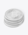 Bitcoins Stack Mockup