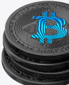 Bitcoins Stack Mockup