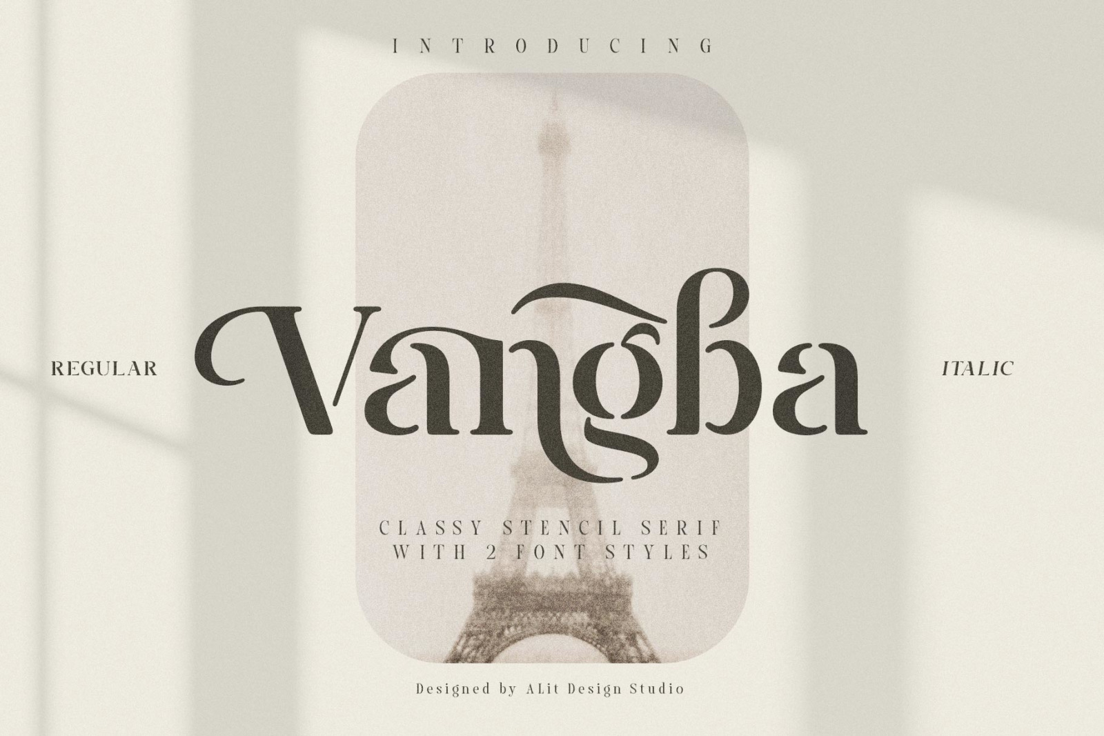 Vangba Typeface Vangba Typeface