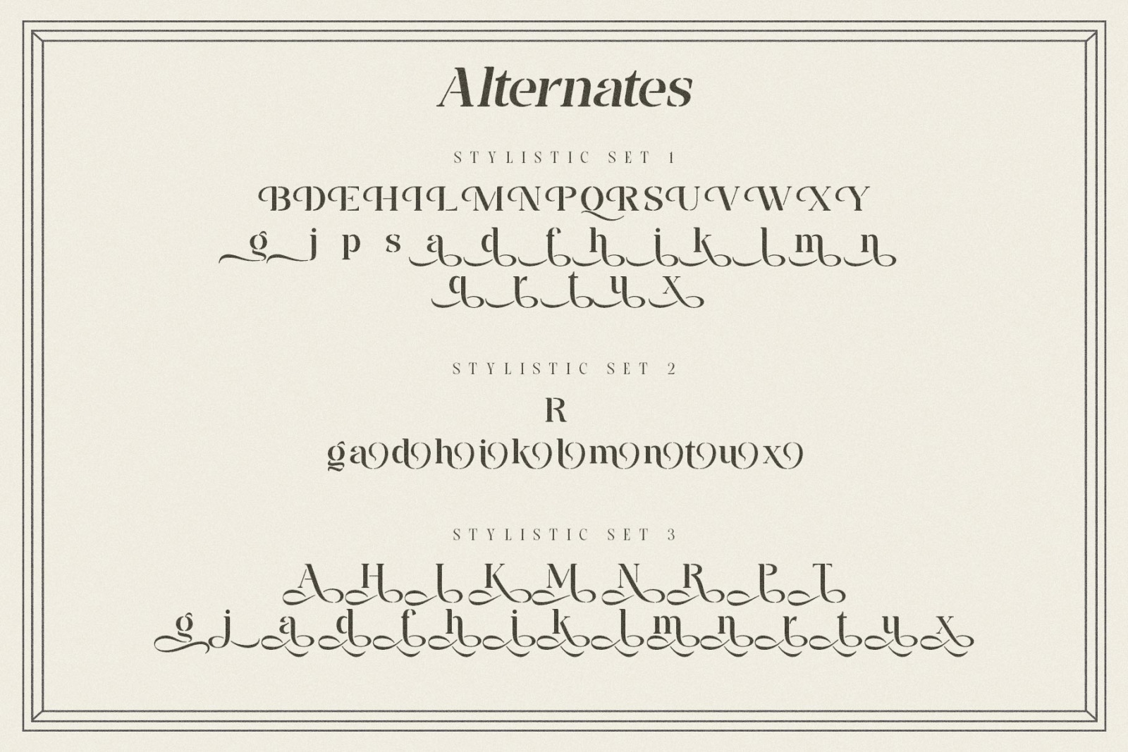 Vangba Typeface Vangba Typeface