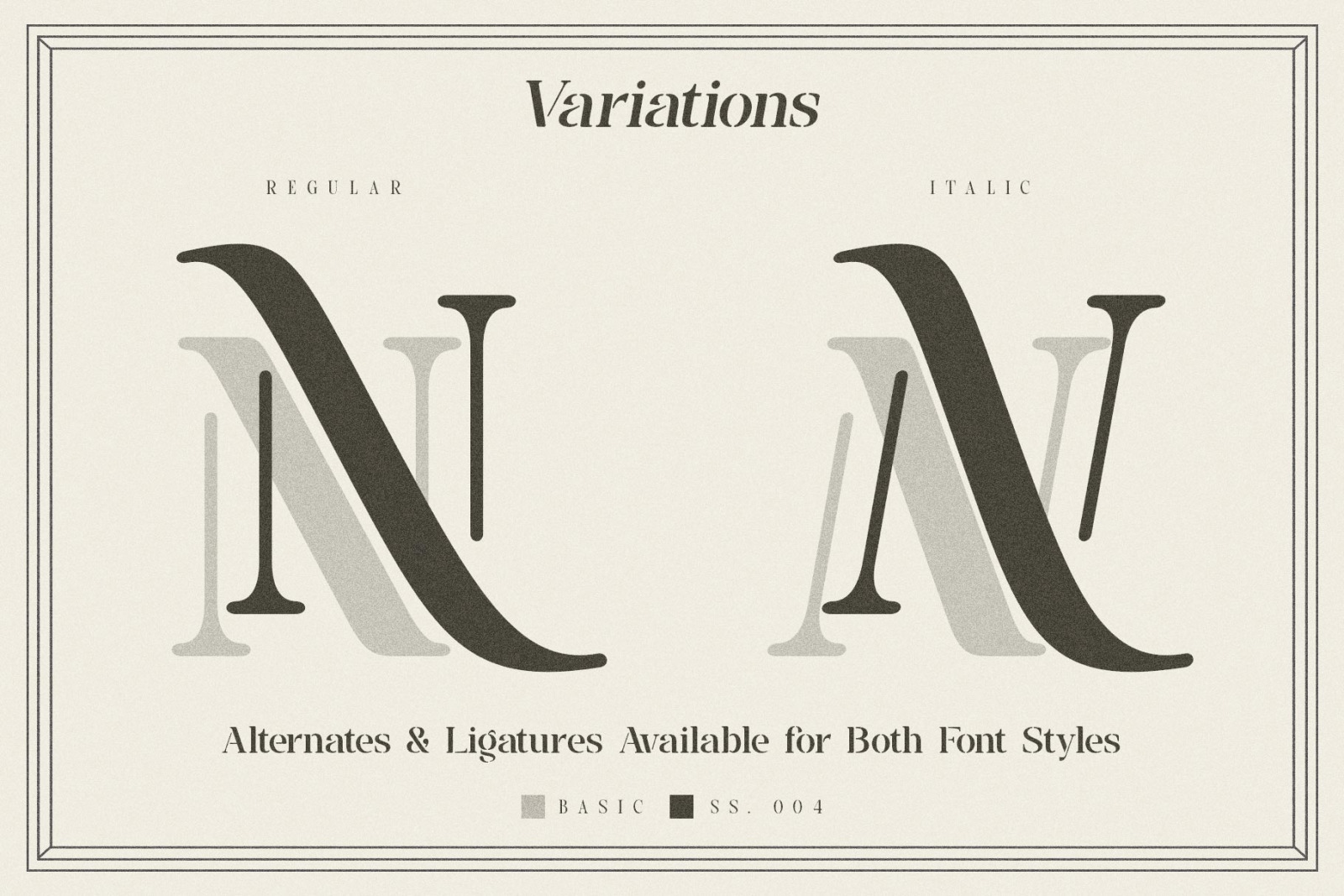 Vangba Typeface