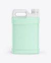 Jerrycan with Liquid Mockup