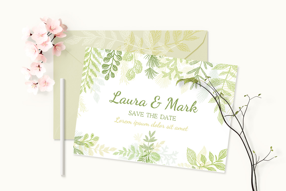 Vector Leaves Branches, Herbs Fresh Doodle collection Vector Leaves Branches, Herbs Fresh Doodle collection