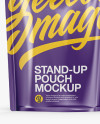 Glossy Stand-up Pouch Mockup