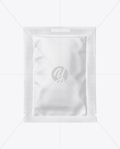 Matte Wet Wipes Sachet Mockup