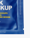 Matte Wet Wipes Sachet Mockup