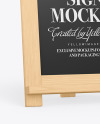 A-Frame Sign Chalk Board Mockup