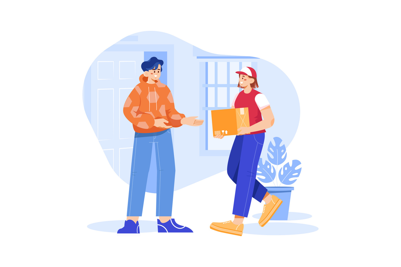 M462_Parcel Delivery Illustration Pack M462_Parcel Delivery Illustration Pack