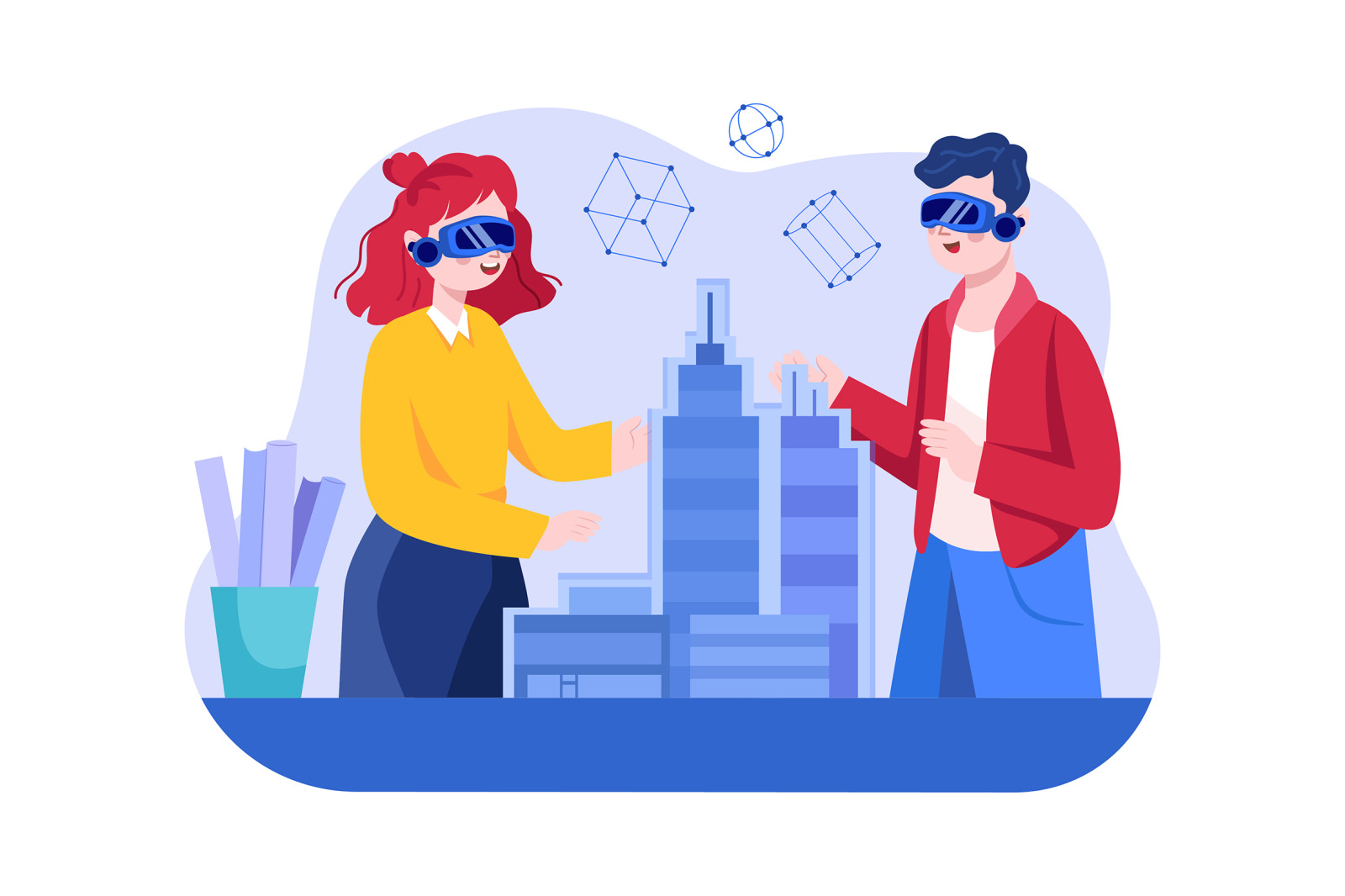 M474_Virtual Reality Illustrations M474_Virtual Reality Illustrations