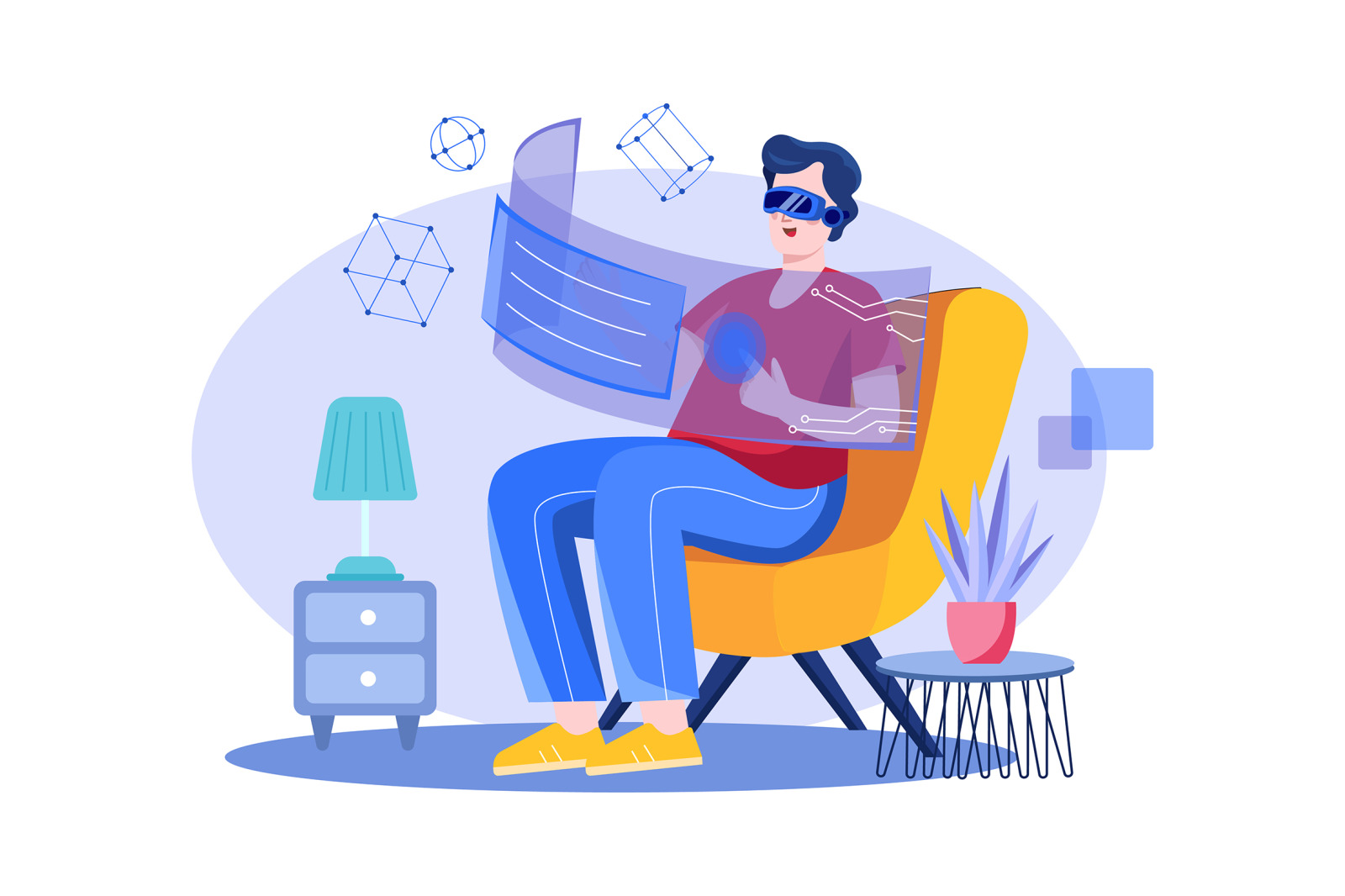 M474_Virtual Reality Illustrations M474_Virtual Reality Illustrations