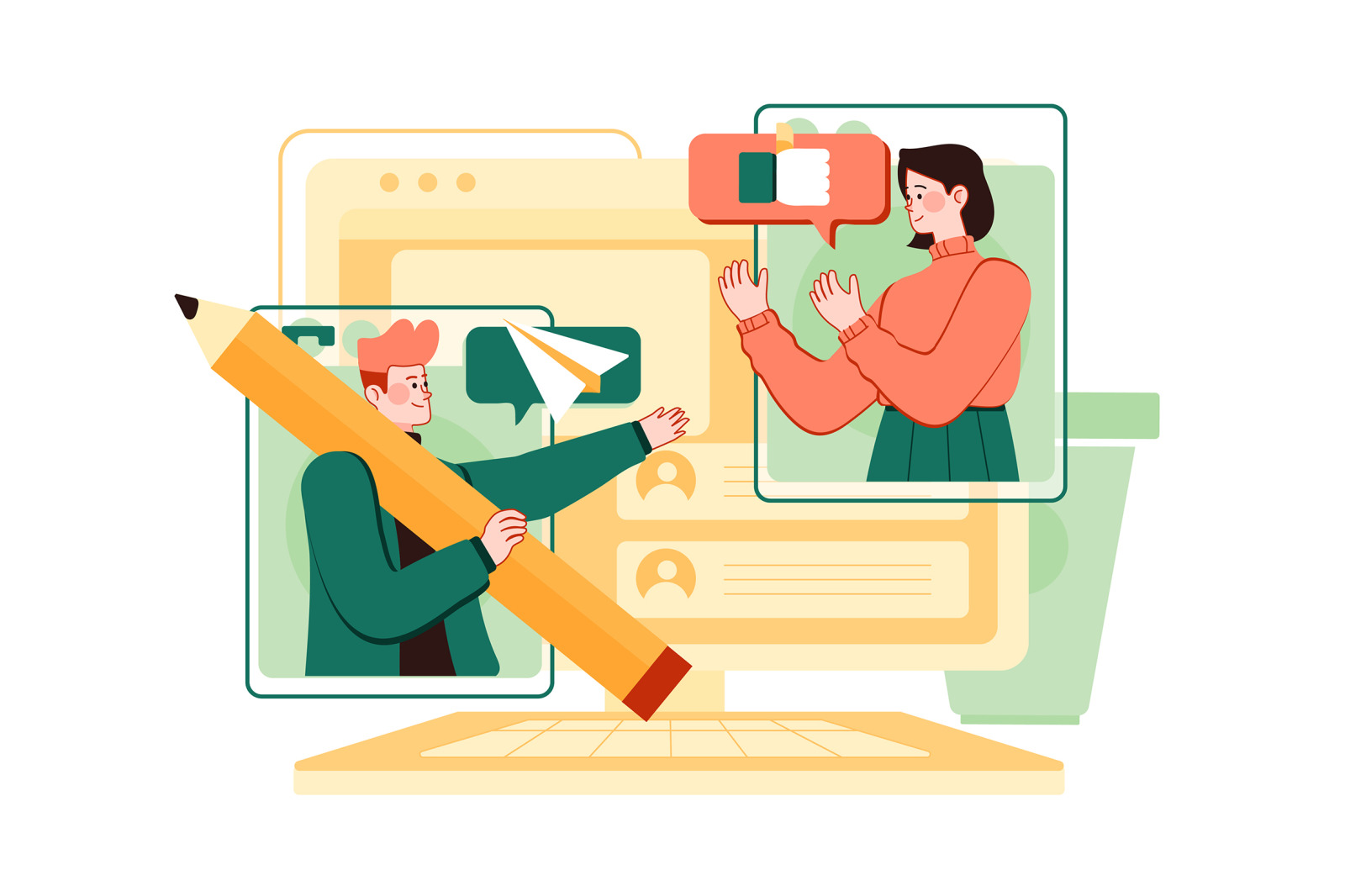 M482_Teamwork Illustrations M482_Teamwork Illustrations