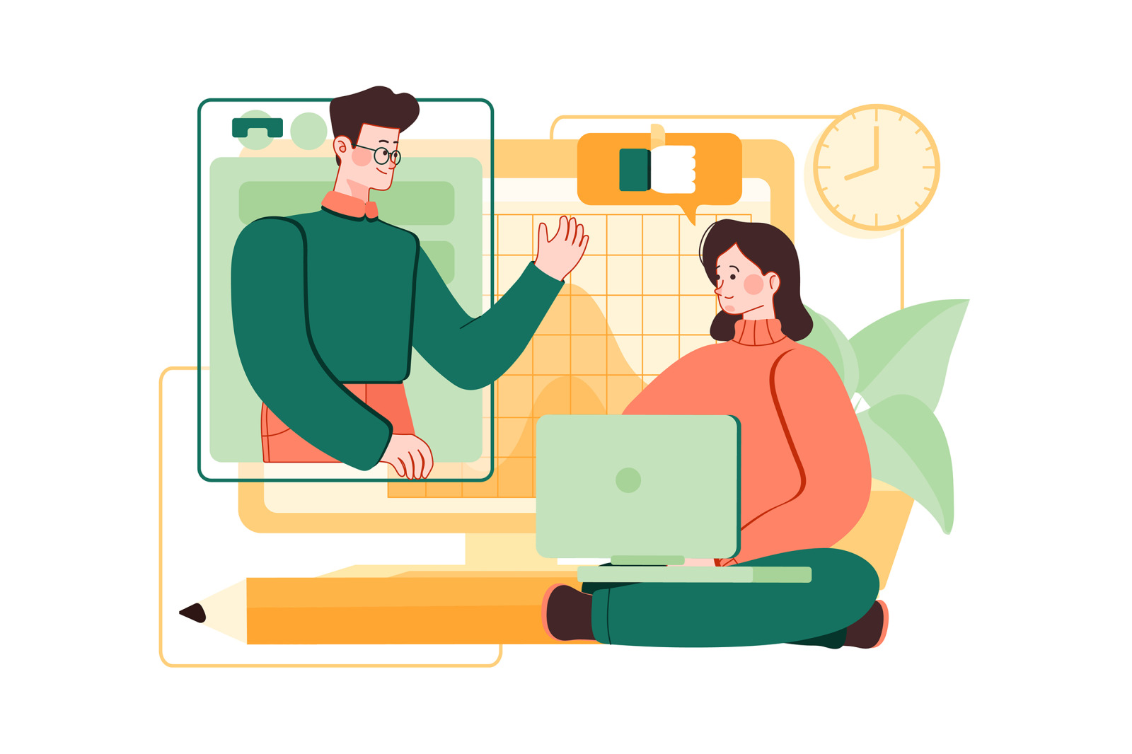 M482_Teamwork Illustrations M482_Teamwork Illustrations