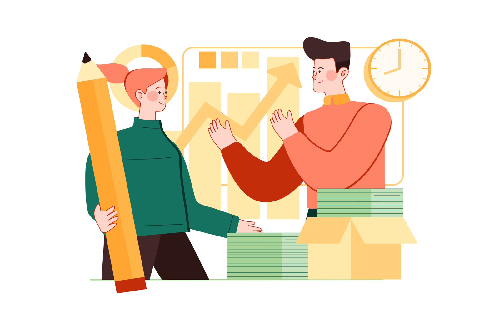 M482_Teamwork Illustrations M482_Teamwork Illustrations
