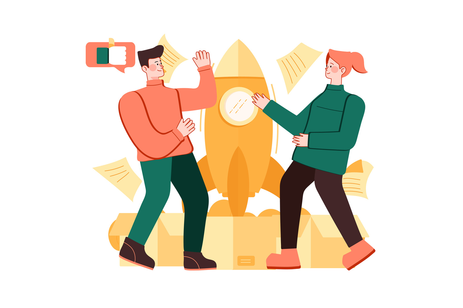 M482_Teamwork Illustrations M482_Teamwork Illustrations