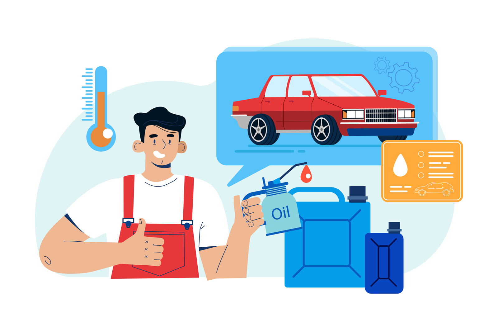 M475_Car Service Illustrations M475_Car Service Illustrations