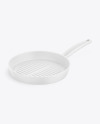 Round Grill Frying Pan Mockup