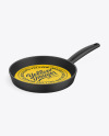 Round Grill Frying Pan Mockup