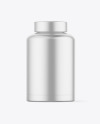 Matte Metallic Bottle Mockup